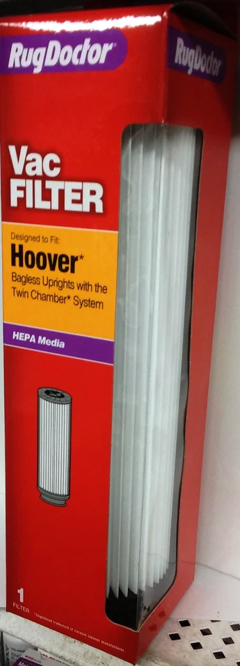 RUGDOCTOR Hepa VAC Vacuum FILTER fits HOOVER twin chamber bagless UPRIGHTS - Image 1 of 1