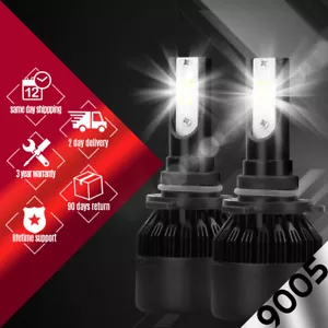 9005 LED Headlight Bulb for Toyota Sienna Camry Corolla Highlander High Beam Kit - Picture 1 of 12