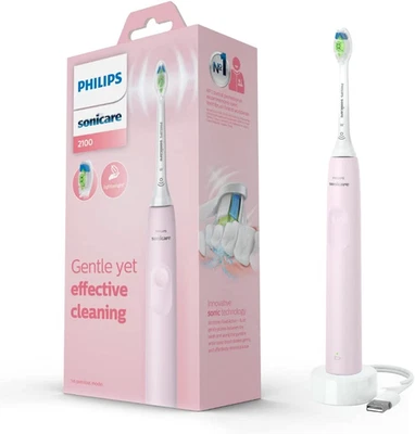 Sonicare 2100 Rechargeable Electric Toothbrush Smart Timer 2 Intensity Settings - image 1 of 4
