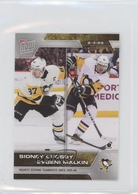 2019-20 Topps Now NHL Stickers /917 Sidney Crosby Evgeni Malkin #159 - Image 1 of 2