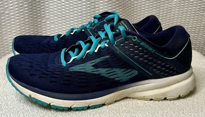 Brooks Women's Ravenna 9 Running Shoe, Navy Blue Green Size 7.5 - Image 1 of 4
