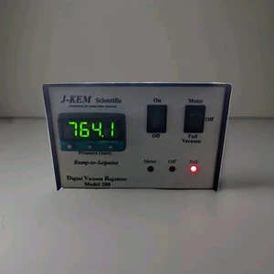 Regulador de vacío digital científico J-KEM modelo 200 para piezas Sol como está - Imagen 1 de 6