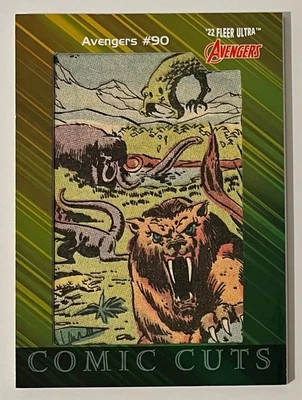MARVEL COMIC CUT - 2022 - FLEER ULTRA AVENGERS - CC-AVG90 - 33/35 - AVENGERS #90 - Image 1 of 4