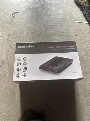 US Robotics USR Courier 56k V90 V92 fax/módem externo RS-232 ROHS USR3453C Foto 1 de 2