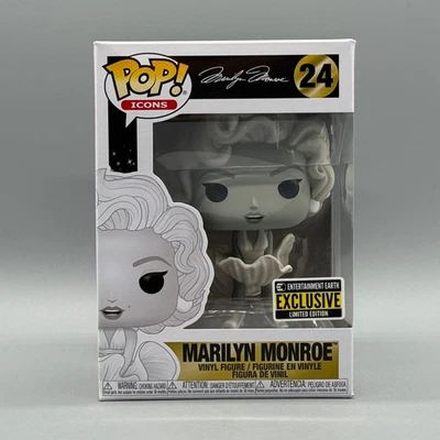 Funko Pop! #24 Marilyn Monroe Black & White EE Exclusive w/ Protector *Vaulted* - Image 1 of 4