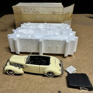 1937 Cord 812 Phaeton Coupe Diecast Franklin Mint - Picture 1 of 11