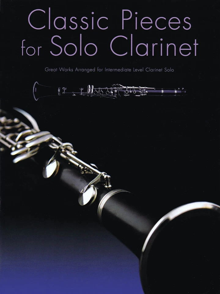 Classic Pieces for Solo Clarinet 9 Great Works Classical Sheet Music Book - Image 1 of 1