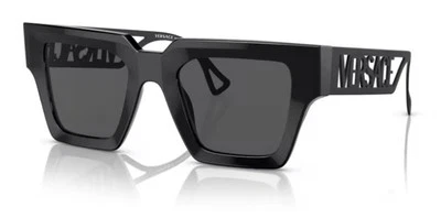 Gafas de sol para mujer VERSACE VE4431 538087 50 mm negras grises Foto 1 de 4