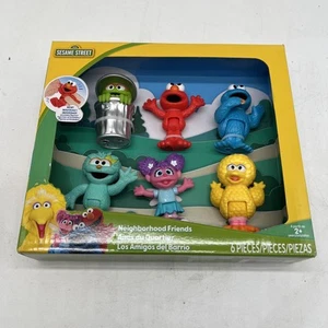 Sesame Street Neighborhood Friends POSEABLE Figures! Rosita Abby Grouch 6-Pc New - Picture 1 of 7