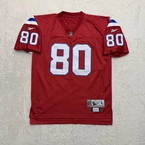 Camiseta deportiva de los New England Patriots para hombre grande roja NFL fútbol Reebok Irving Fryar - Imagen 1 de 16