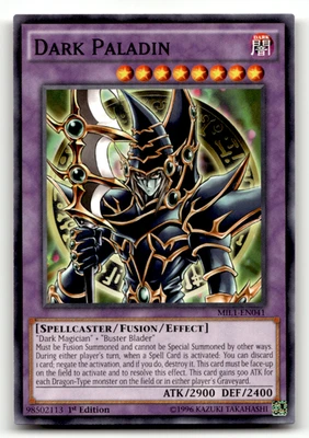 Dark Paladin MIL1-EN041 1st Edition Common Millennium Pack LP - Image 1 of 2