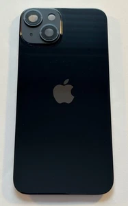 Cubierta trasera de vidrio negra medianoche para Apple iPhone 14 con lente OEM genuina A2649 - Imagen 1 de 8