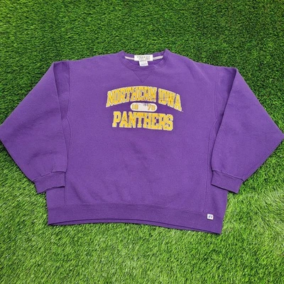 Vintage Northern Iowa Panthers Sweatshirt XL 26x26 Baggy Y2K - Image 1 of 4