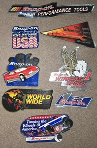 Lote De Colección De 8 Pegatinas Prismáticas Reflectantes A Presión Caja De Herramientas - Imagen 1 de 4