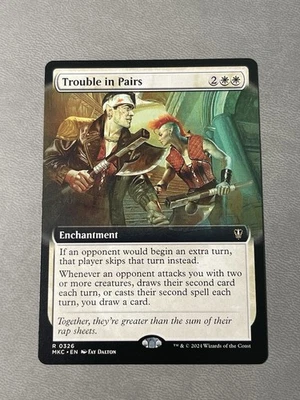 MTG Trouble in Pairs (Extended Art) Commander: Murders at Karlov Manor - Image 1 of 2