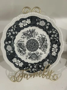 Spode Archive Collection Regency Series 11” Plate Black England Vintage Style - Picture 1 of 6