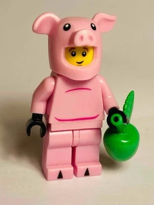 LEGO Mini Figure - Series 12 - Piggy Guy - Mint Complete & Accessories - Picture 1 of 2