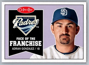2009 O-Pee-Chee Face of the Franchise Adrian Gonzalez #FF18 - Picture 1 of 2