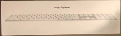 Apple Magic Keyboard mit Ziffernblock - Deutsch (MQ052D/A) A1843 - Bild 1 von 3