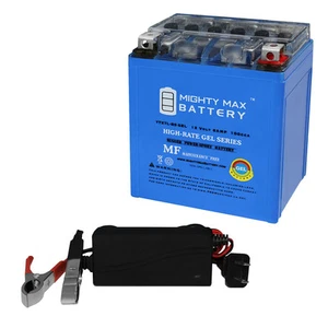 Mighty Max YTX7L-BS GEL Battery for Honda CBR250R 2011-2013 + 12V 1AMP CHARGER - Picture 1 of 6
