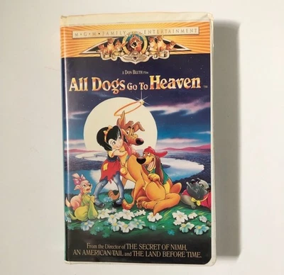 All Dogs Go To Heaven (VHS, 2000, Clam Shell Family Entertainment) - Image 1 of 4