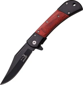 Elk Ridge Classic Assisted Folding Knife 3.75" 440 Steel Blade Pakkawood Handle - Picture 1 of 11