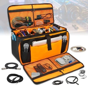 Talrizio Gig Bag Cable File Bag Gear Organizer DJ Musician Bag 15.6" Laptop VT - Picture 1 of 7