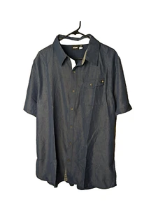 Marmot Contra Herren Kurzarm Button Down 2XL Blau Outdoor Camp Wandern - Bild 1 von 4