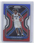 2020-21 Panini Prizm #256 Tyrese Maxey Red, White and Blue Prizms