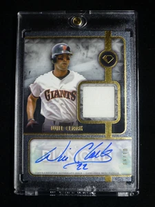 2023 Topps Diamond Icons Will Clark On-card auto / Relic #ed /10 - Picture 1 of 2