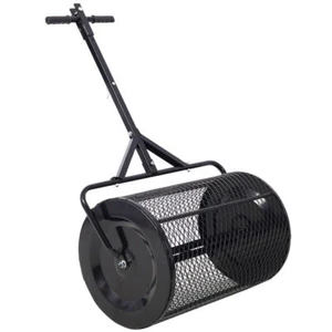 36IN Peat Moss Spreader Compost Metal Mesh Garden Care Manure Spreaders Roller - Picture 1 of 10