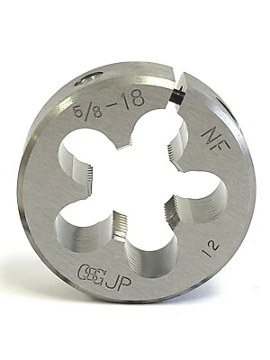 5/8 - 18 X 1-1/2 OD HSS ROUND ADJUSTABLE DIE - OSG 2707700 NEW - Image 1 of 4