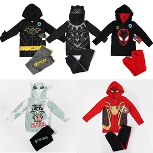 MARVEL boys Cosplay Cotton Hoodies with Pants Sets Year 4-10 - Picture 1 of 13
