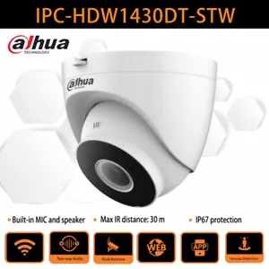 IPC-HDW1430DT-STW 4MP WiFi Eyeball Netzwerkkamera 2-Wege Audio IP Kamera - Bild 1 von 12