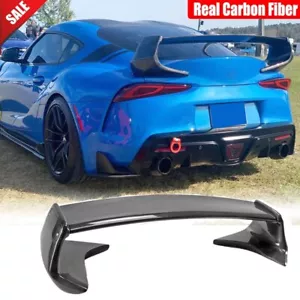 Für Toyota Supra A90 GR 2019-2024 Echt Kohlefaser Heck Kofferraum Deckel Flügel Spoiler - Bild 1 von 12
