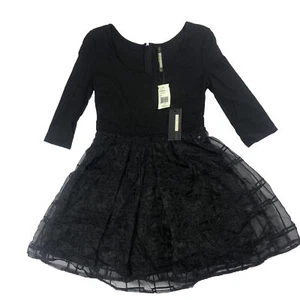 Plenty Tracy Reese Damen Op schwarz Eliza Stretch Lagenlook Petticoat Kleid 1465 - Bild 1 von 14