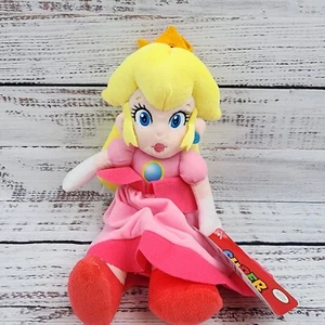 Princess Peach Super Mario Brother Bros Stuffed Plush 12" New With Tag - Picture 1 of 8