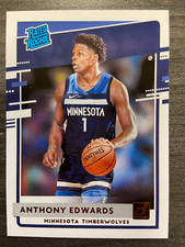 Anthony Edwards 2020-21 Donruss Rookie Basketball Card RC