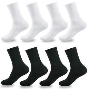 10-100 Paket Baumwolle Socken Weiß Schwarz Herren Socken Freizeit Sport Socken