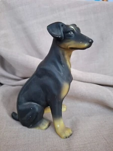 Dobermann Figur Statue Ornament von Regency Fine Art Vintage 17 cm groß - Bild 1 von 11