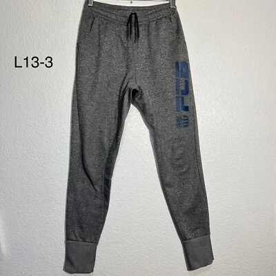 Calça de Moletom FCB Barcelona YOUTH L 24x27 Cinza Joggers Futebol Futbol Espanha FIFA - Imagem 1 de 4