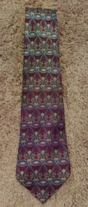 Louis Feraud - Geometric Neck Tie - 100% Silk - Multicolor - Picture 1 of 7