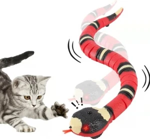 Smart Sensing Snake Cat Toys Electron Interactive Toys For Cats Dog USB Charging - Picture 1 of 15