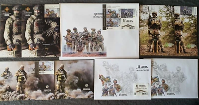 Набор украинских марок 2023 «Слава силам обороны и безопасности Украины!» - Изображение 1 из 4