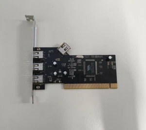 LASER 4 Port PCI IEEE 1394 6 Pin FireWire Card 3 External + 1 Internal + Cable - Picture 1 of 9
