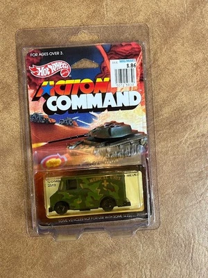 1984 年风火轮 Action Command Combat Medic Blackwall #2519 全新全新带包装 — 第 1/4 张图片