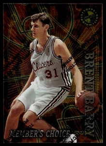 1995-96 Stadium Club Miembros Solo 50 Brent Barry Los Angeles Clippers #50 - Imagen 1 de 2