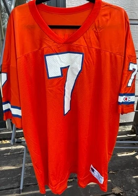 Camiseta de fútbol americano vintage naranja Elway Denver Broncos campeón talla 52 Foto 1 de 4
