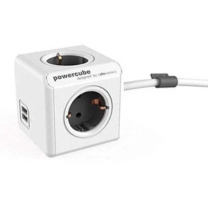 Microtek 18186 1402/DEEUPC allocacoc PowerCube DuoUSB Extended PC-Netzteil (4x V - Photo 1/4