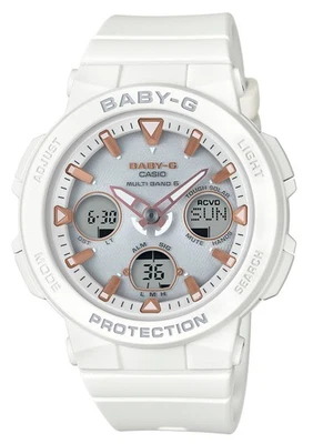 Casio Watch Baby G BEACH TRAVELER Radio Solar BGA-2500-7AJF Rady Wh - image 1 of 4